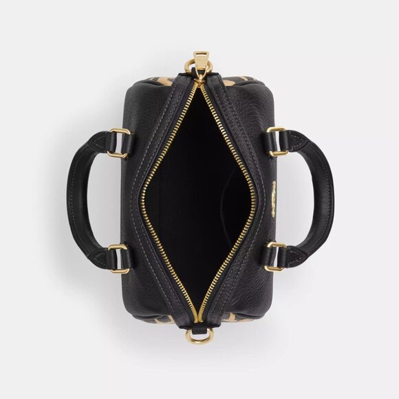 🥰 Coach Mini Rowan Crossbody Bag With Leopard Print - Picture 3 of 12